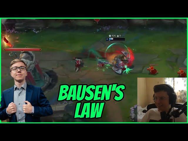 T1 Zeus Executes Bausen's Law Perfectly