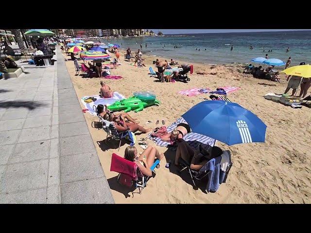 Friday afternoon  Torrevieja, Spain - Costa Blanca beach July 2024