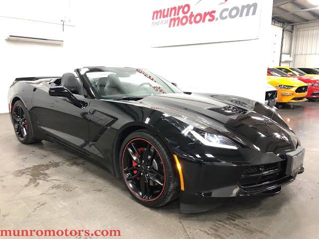 2016 Corvette Convertible 3LT Carbon Fibre Navigation Munro Motors