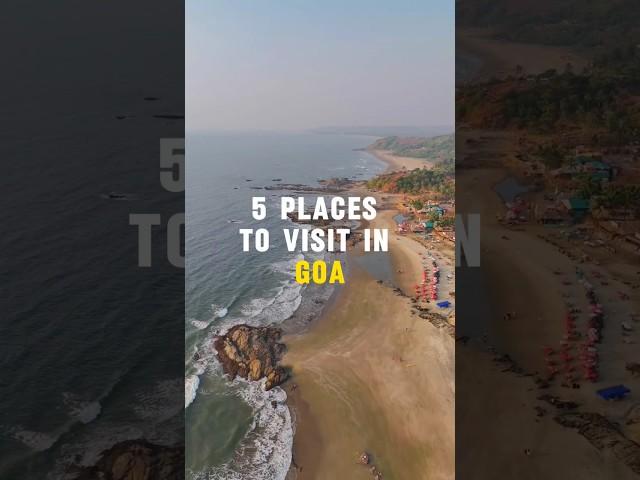 5 Places to Visit in Goa | Goa travel places #goa