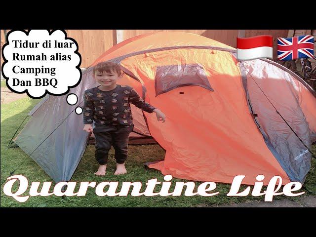 CAMPING DAN BBQ DIRUMAH INGGRIS || QUARANTINE LIFE ||THE MCDERMOTTS IN UK