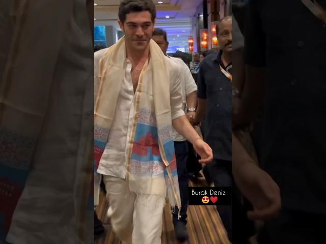 Burak Deniz in Mumbai Maharashtra , India  #turkish #actor #murat #cool #shorts #viral #trending