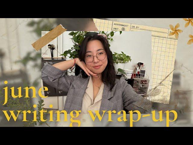  i left my literary agent. but i’m getting published! // june writing update