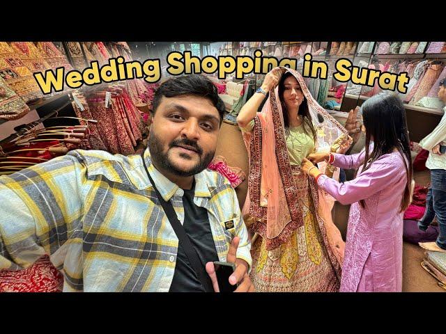 Shadi ki shopping karne hum Surat aagaye || India’s Best Saree & Lehenga Manufacturer at Surat