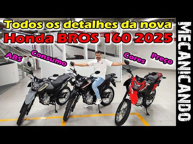 CONSEGUI VER TODOS OS DETALHES DA NOVA BROS 160 ANTES DO LANÇAMENTO - PREÇO NOVIDADES CORES ABS