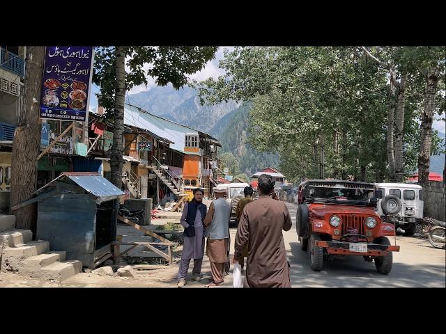 [4K]  Arang Kel, Pakistan: First-Ever Rural Kashmir Walk