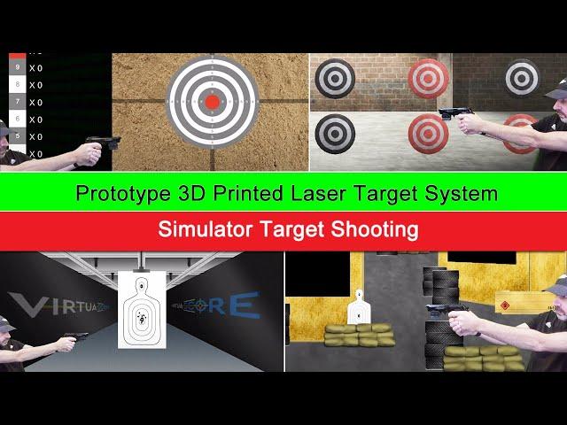 Laser Target Simulator Shooting with the Prototype 3D Printed Laser Target System