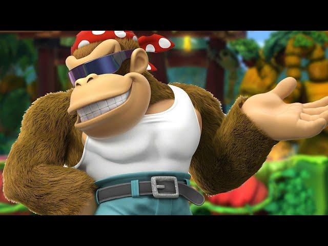 7 Minutes of Funky Kong in Donkey Kong Country: Tropical Freeze on Switch - PAX East 2018