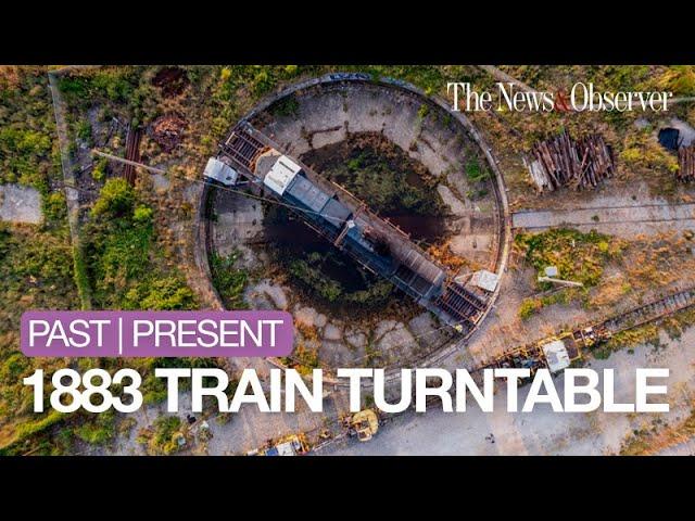 A hidden relic from Raleigh’s past: this 1883 railroad turntable  still spins locomotives