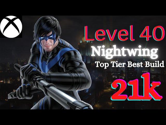 GothamvKnights - Max Level Knightwing* 21k Power * Top Tier Build .[ Heroic Assault Gameplay