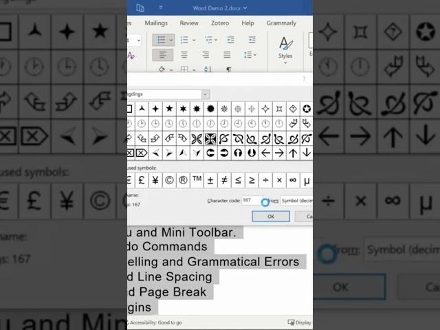 Microsoft 365 Word Customize Bullets & Numbering #shorts