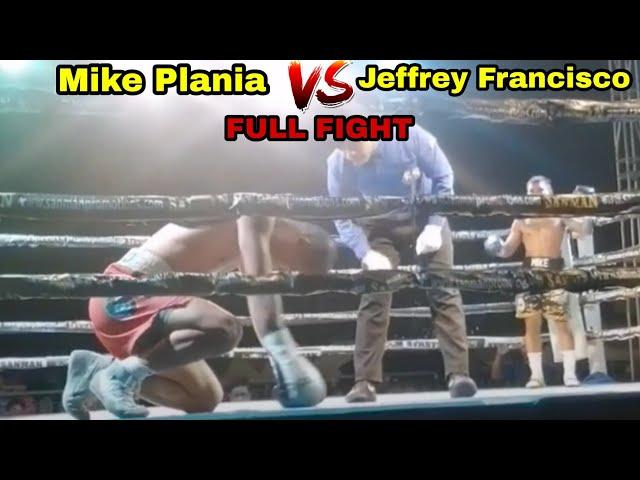 MAGIC MIKE hindi man lang pinagpawisan sa laban | Mike Plania Vs Jeffrey Francisco FULL FIGHT