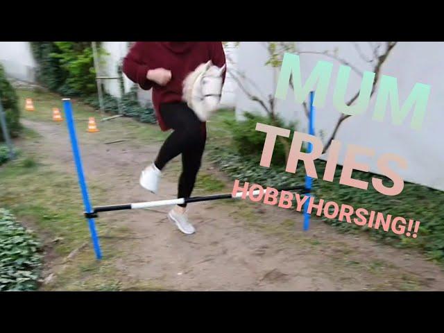 MUTTER probiert HOBBYHORSING! | Kristina Birchson