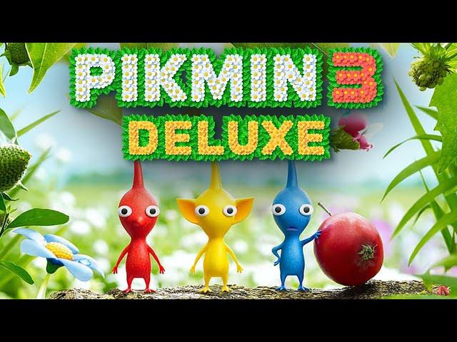 Pikmin 3 Deluxe - Full Game 100% Walkthrough