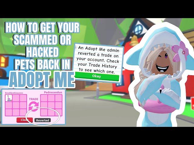 HOW TO GET YOUR SCAMMED OR HACKED PETS BACK IN ADOPT ME!||@OMG1TSSLAYROBLOX