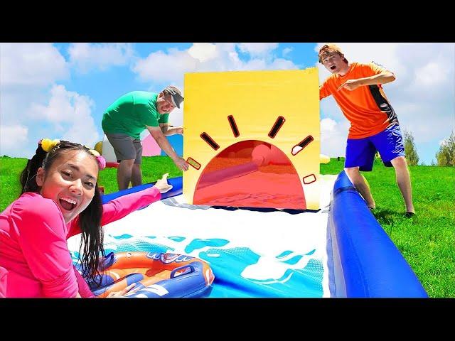 Ellie Makes DIY Swimming Pool Arts and Crafts| Ellie Sparkles Show