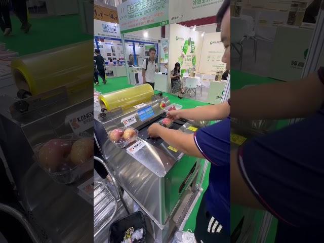 Chinese factory hot sale Automated Vegetable and Fruit Packaging Machine,PVC Machine Food Film