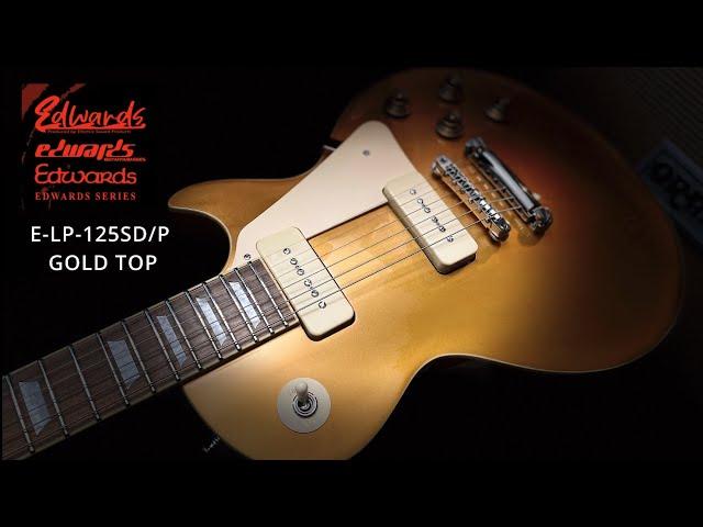 ESP EDWARDS E LP 125SD P   GOLD TOP