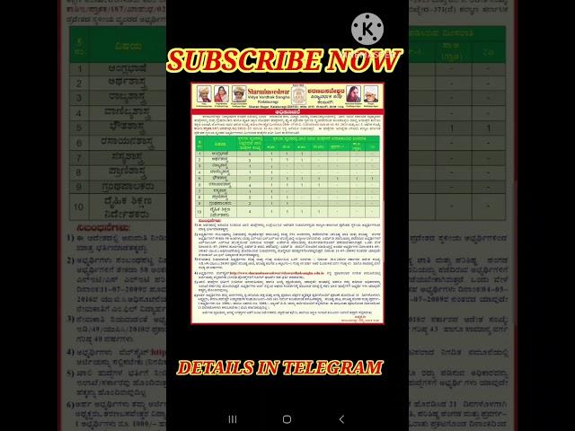 ಅನುದಾನಿತ ಡಿಗ್ರಿ ಕಾಲೇಜು ನೇಮಕಾತಿ | AIDED DEGREE COLLEGE RECRUITMENT NOTIFICATION |