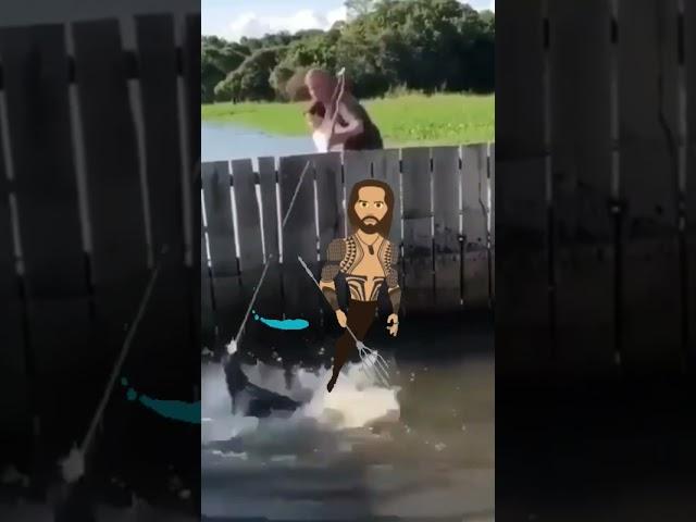 Gone Fishing (Aquaman) #shorts #fishing #fishingvideo #gonewrong #aquaman #jasonmomoa