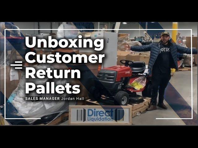 Direct Liquidation Warehouse Tour - Unboxing Customer Returns Pallets