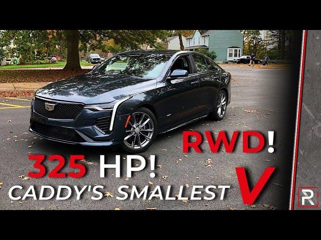 The 2020 Cadillac CT4-V is a Caddy’s New 325 HP RWD Small Sport Sedan