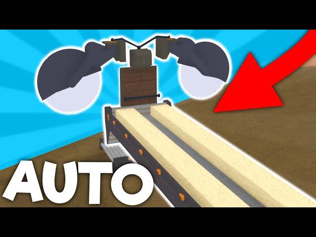 How To Build An Auto Single Unit Cutter | Lumber Tycoon 2 Roblox