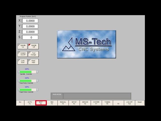 MS Tech CNC User Training