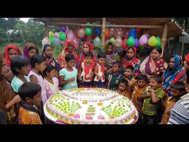 70 Pounds Vanilla Cake Making To Celebrate 1 MILLION Subscribers With Whole Village Peoples