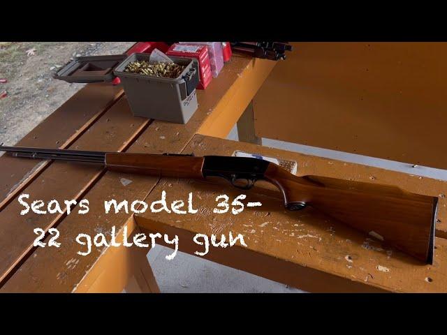 Sears model 35 pump action gallery gun. Memories of a bygone era. 22 short, Long, Long rifle