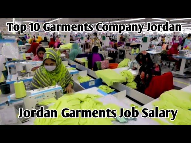 Top 10 Garments company jordan | jordan garments factory | jordan garment company | jordan vlogs |