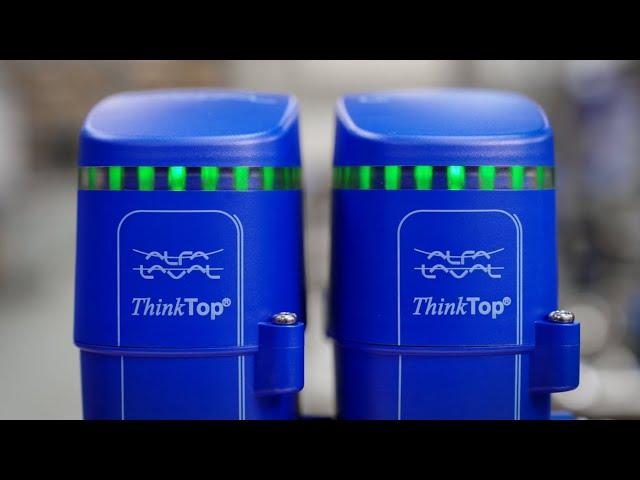 Alfa Laval ThinkTop V55 - Reliable. Compact. And a whole lot smarter.