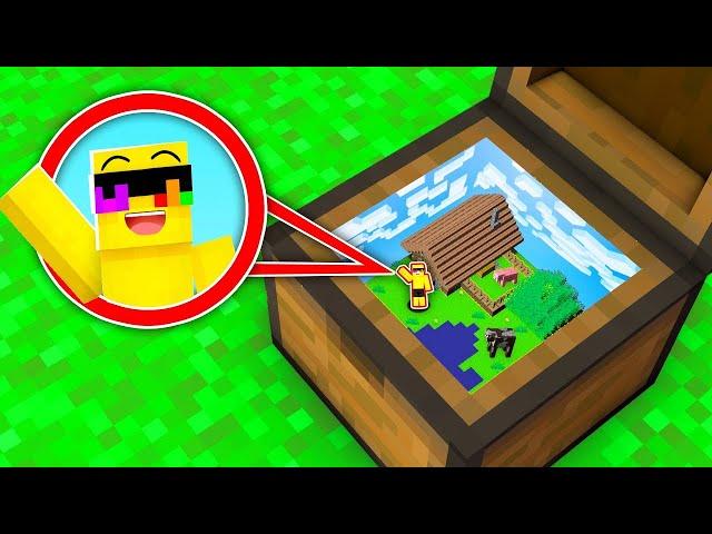 My TINY SECRET SPOT In Minecraft Hide And Seek!