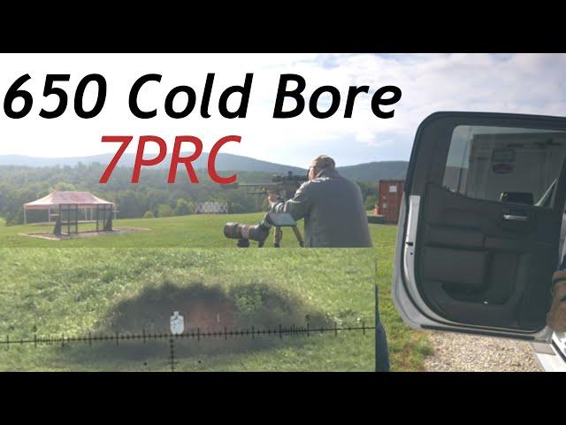 Cold Bore challenge at 650 yards with the Bergara MG Lite 7PRC