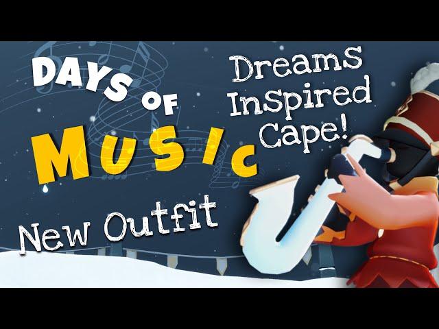 [BETA] Days of Music Returns! New Cape, Outfit + Instrument - Sky Beta Update nastymold