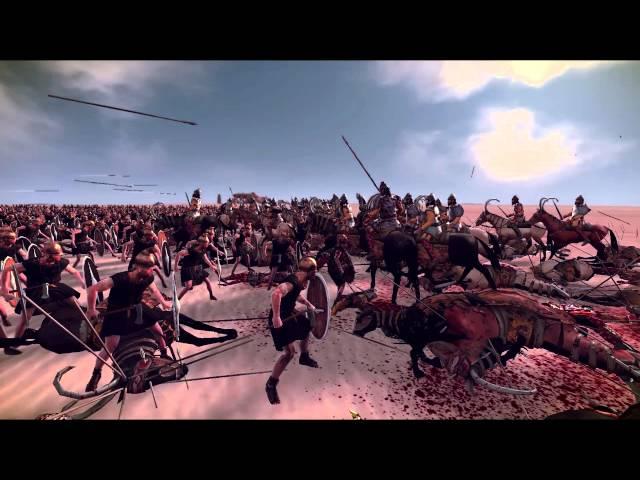 1000 Peltasts vs 50 Heavy Horses Rome 2 Total War 300