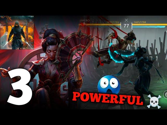 How to Fight with Widow 🪭ART OF SERVITUDE EVENT Walkthrough -  Shadow Fight 4 Arena Gameplay 03  🪭