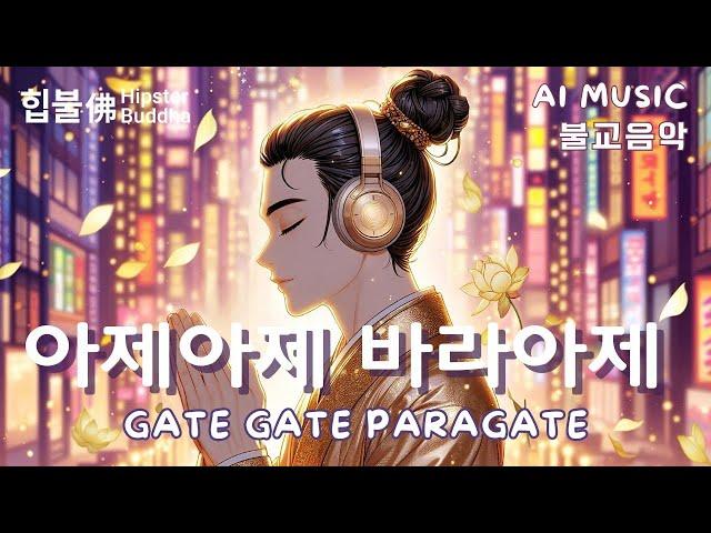 𝙈𝙪𝙨𝙞𝙘 | Gate Gate Paragate 아제아제 바라아제  | 힙불佛 Hipster Buddha | #불교음악 #불교 #Heart Sutra