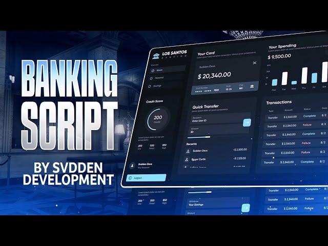 Premium FiveM Banking Script - QBCore & ESX Compatible