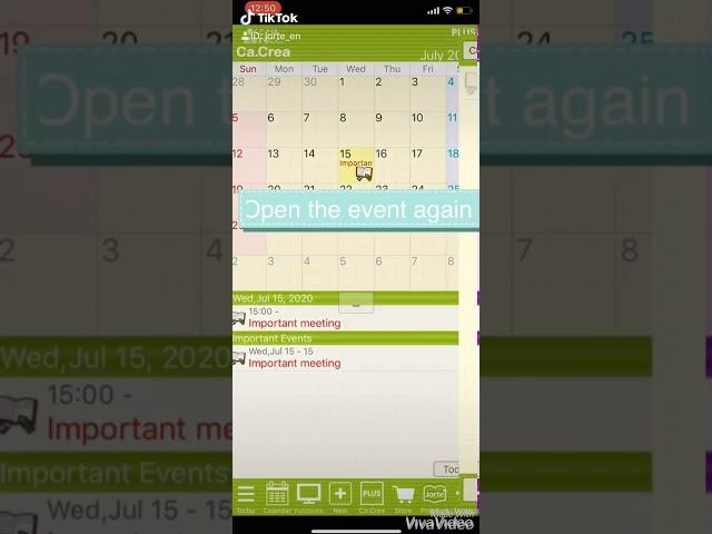 Add photos to the event