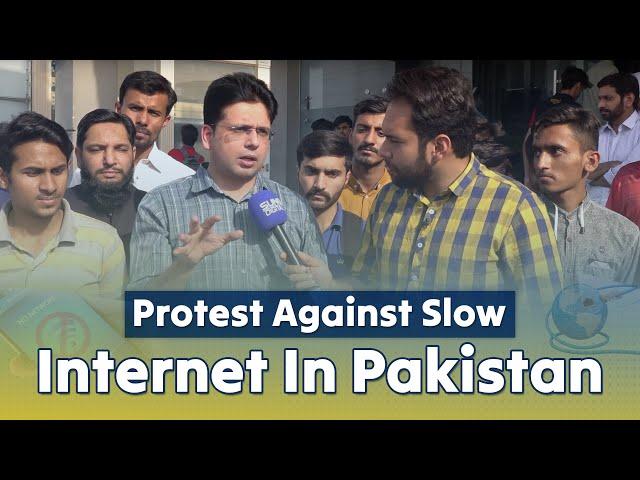 Slow Internet in Pakistan - Protest From Freelancers, eCommerce Sellers, IT Industry - Saqib Azhar