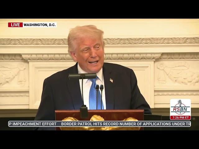 WATCH: President Trump Participates in a Kennedy Center Board Dinner - 5/19/25