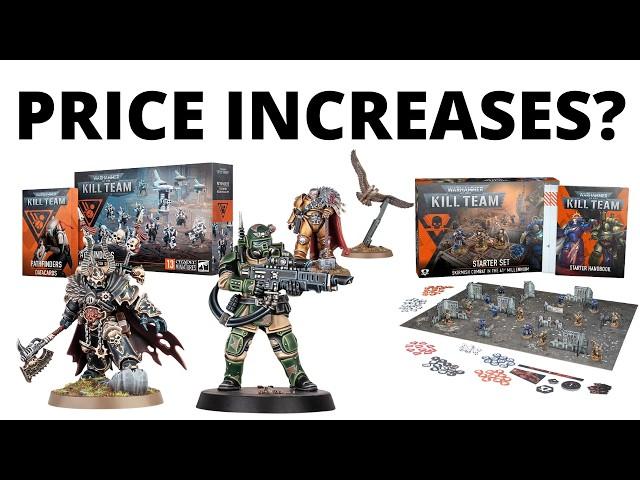 40K Model Releases + Price Increases - Kill Teams, Chaos Lords, Space Wolves Teaser + More!