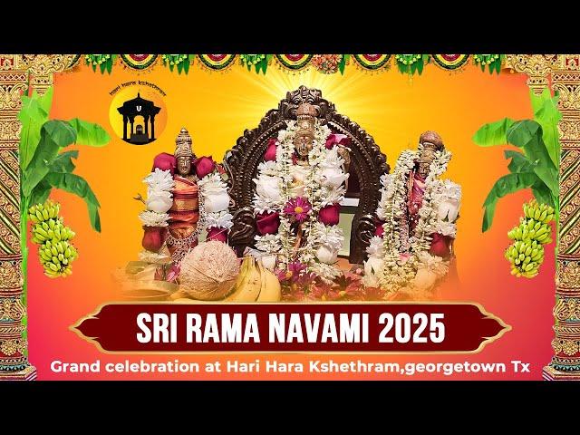 Sri Rama Navami 2025 Celebrations | Sita Ramula Kalyanam | Hari Hara Kshethram #sriramanavami