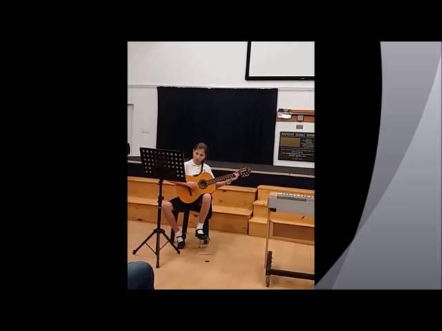 Elisabeth guitar & piano 10 May 2016 school concert