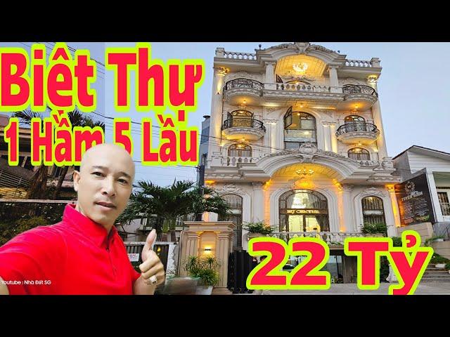 Biệt Thự 1 Hầm 5 Lầu Mặt Tiền Thu Nhập 80 triệu Rẻ Ngang Tiền Đất | #bietthusaigon