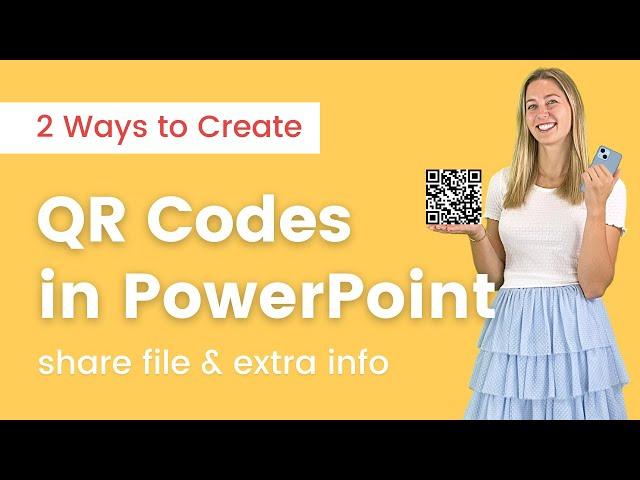 2 Ways to Create QR Codes in PowerPoint [ Share PPT file & Information ]