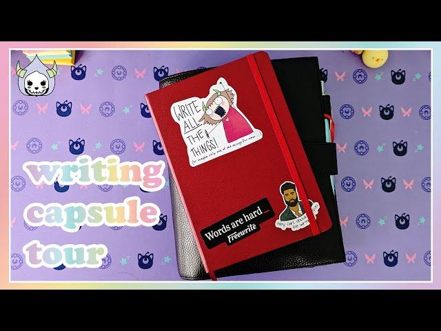 My Writing Capsule: How I keep my writing notes, writing bullet journal, and more!