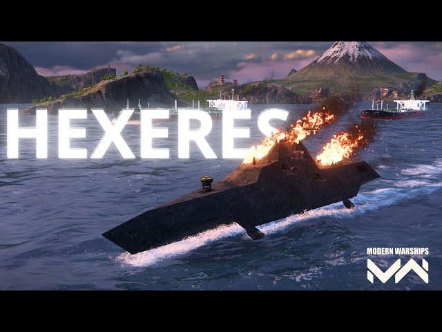 NEW SHIP ON FIRE!! - Pan Spatial HEXERES Very Worth it - Modern Warships