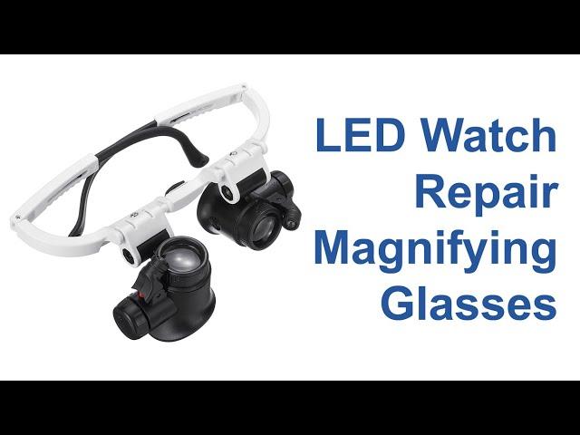 LED Watch Repair Magnifying Glasses